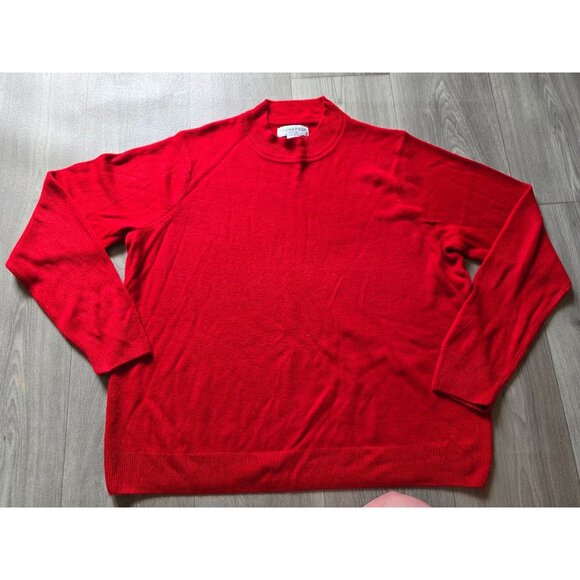 Vintage Sag Harbor Womans Super Soft Red Pullover Sweater 2X - Picture 4 of 7